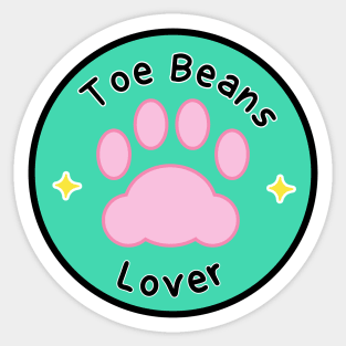 Toe Beans Lover Sticker